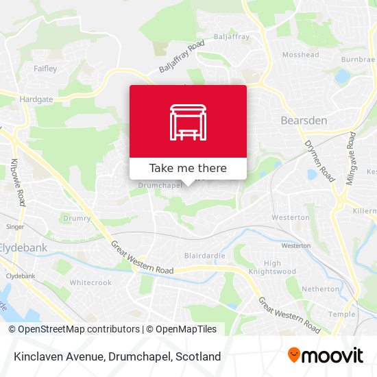 Kinclaven Avenue, Drumchapel map