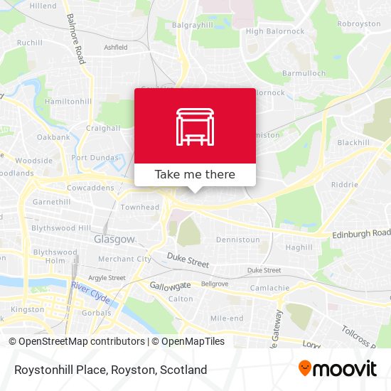 Roystonhill Place, Royston map