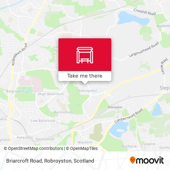 Briarcroft Road, Robroyston map