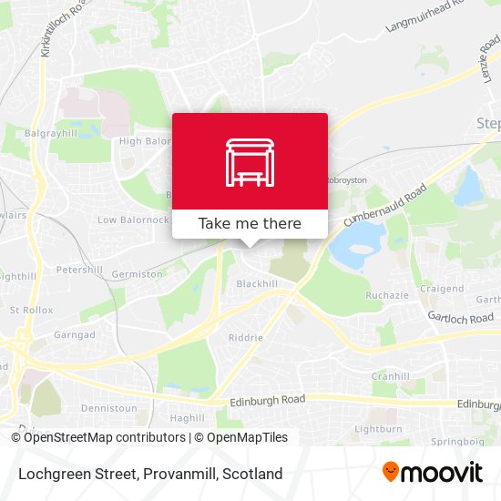 Lochgreen Street, Provanmill map