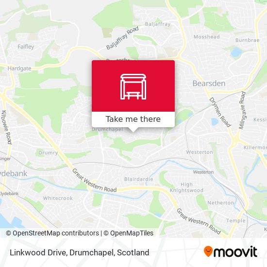 Linkwood Drive, Drumchapel map