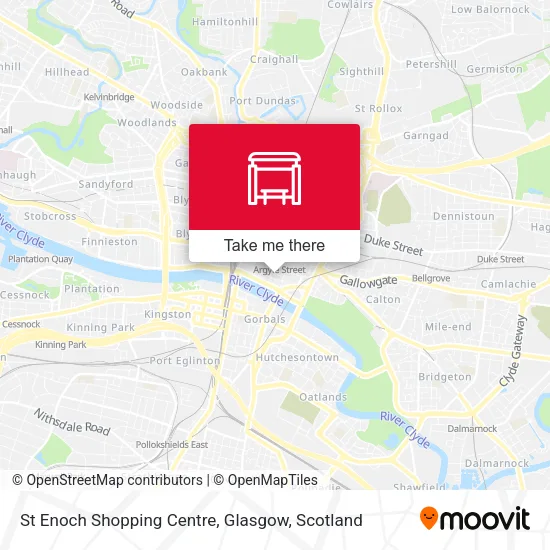 St Enoch Shopping Centre, Glasgow map