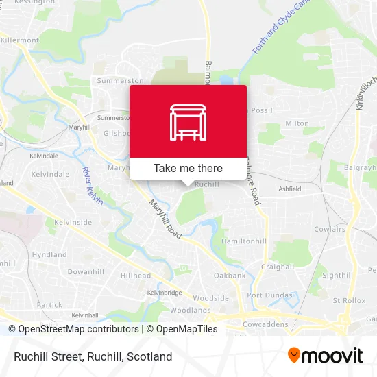 Ruchill Street, Ruchill map