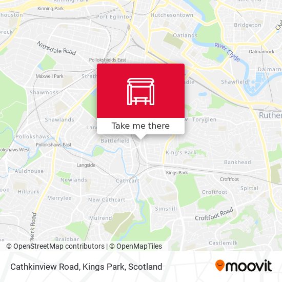 Cathkinview Road, Kings Park map