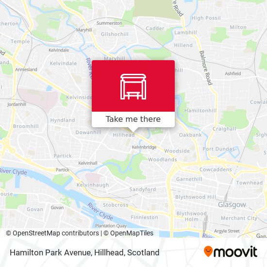 Hamilton Park Avenue, Hillhead map
