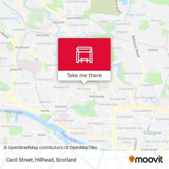 Cecil Street, Hillhead map