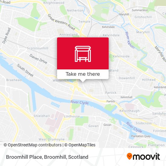 Broomhill Place, Broomhill map
