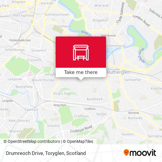 Drumreoch Drive, Toryglen map