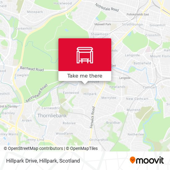 Hillpark Drive, Hillpark map