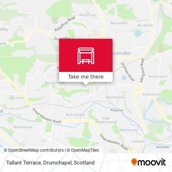Tallant Terrace, Drumchapel map