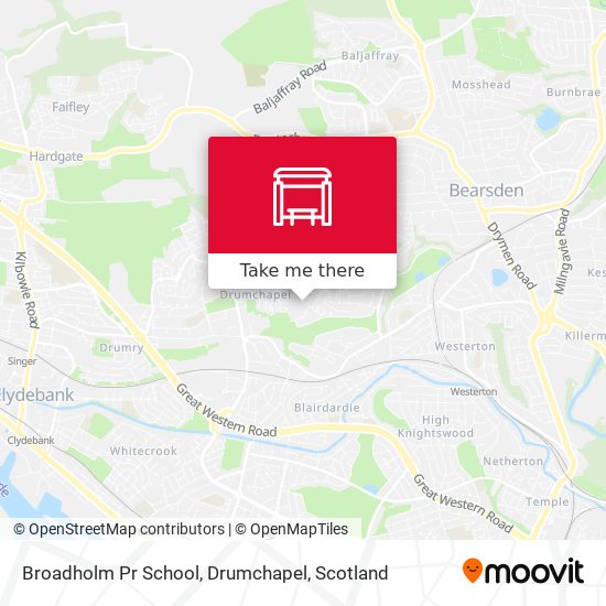 Broadholm Pr School, Drumchapel map