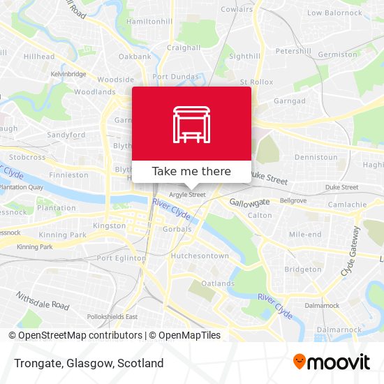 Trongate, Glasgow map