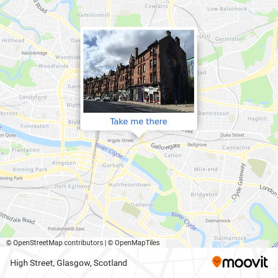 High Street, Glasgow map