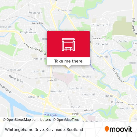 Whittingehame Drive, Kelvinside map