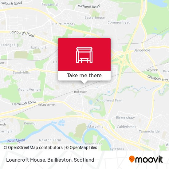 Loancroft House, Baillieston map