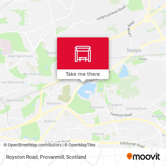 Royston Road, Provanmill map