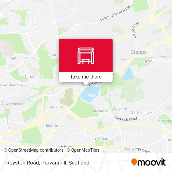Royston Road, Provanmill map