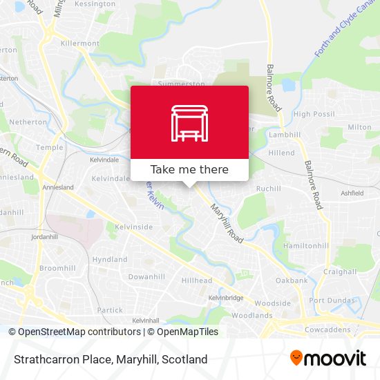 Strathcarron Place, Maryhill map