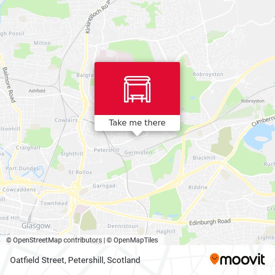 Oatfield Street, Petershill map
