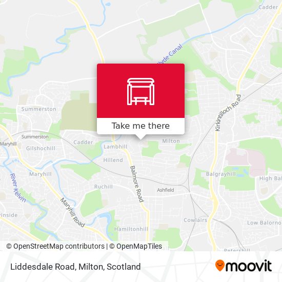 Liddesdale Road, Milton map