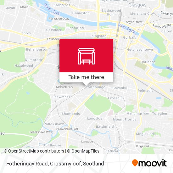 Fotheringay Road, Crossmyloof map