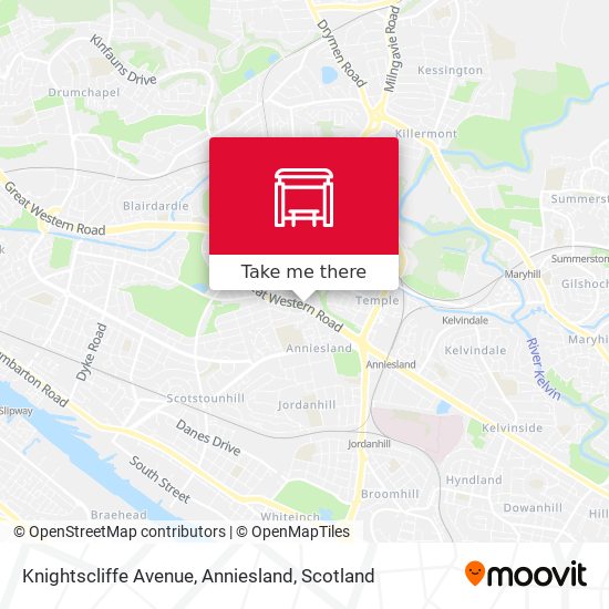 Knightscliffe Avenue, Anniesland map