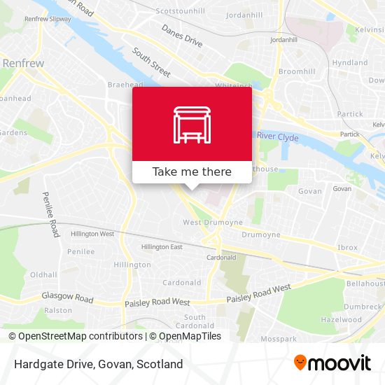 Hardgate Drive, Govan map