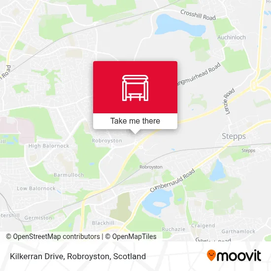 Kilkerran Drive, Robroyston map