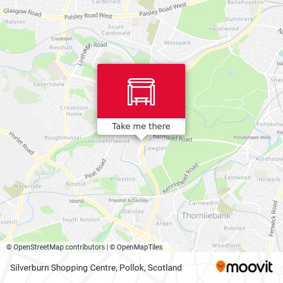 Silverburn Shopping Centre, Pollok map
