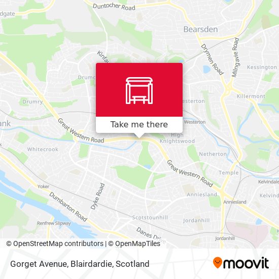 Gorget Avenue, Blairdardie map