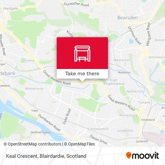 Keal Crescent, Blairdardie map