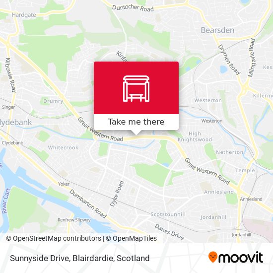 Sunnyside Drive, Blairdardie map
