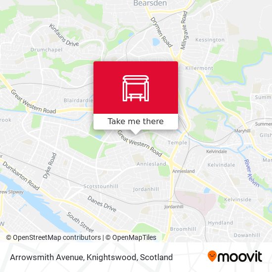 Arrowsmith Avenue, Knightswood map