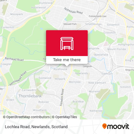 Lochlea Road, Newlands map