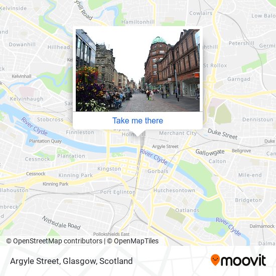 Argyle Street, Glasgow map