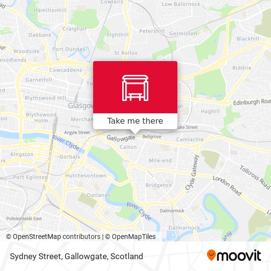 Sydney Street, Gallowgate map