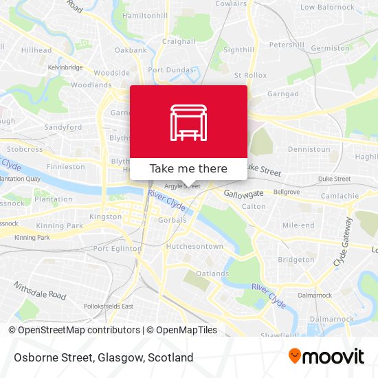 Osborne Street, Glasgow map