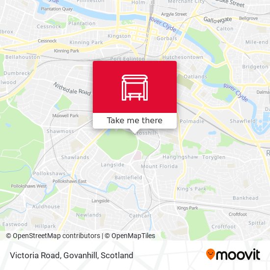Victoria Road, Govanhill map