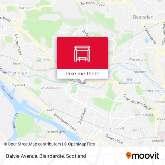Balvie Avenue, Blairdardie map