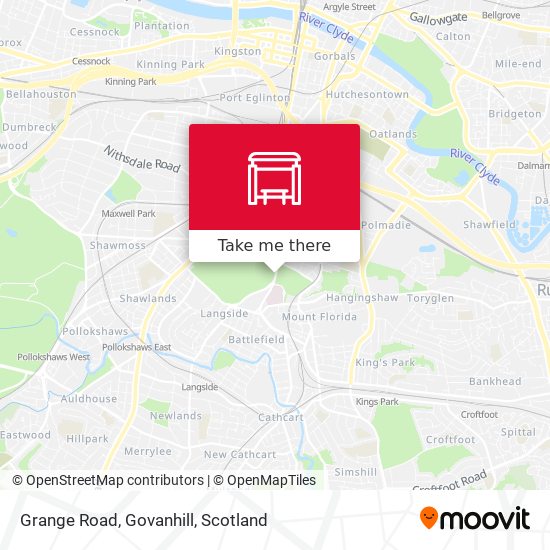 Grange Road, Govanhill map