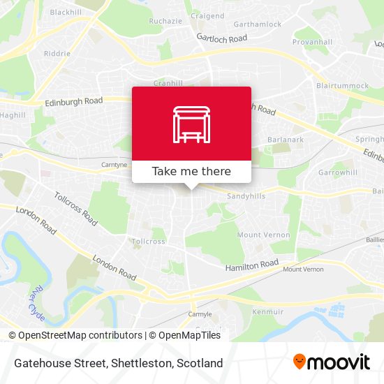 Gatehouse Street, Shettleston map
