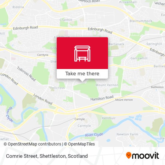 Comrie Street, Shettleston map