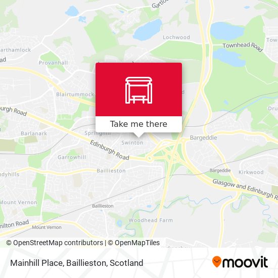 Mainhill Place, Baillieston map