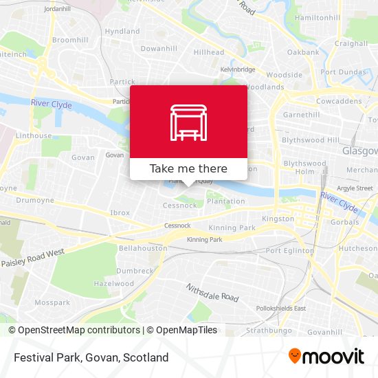 Festival Park, Govan map