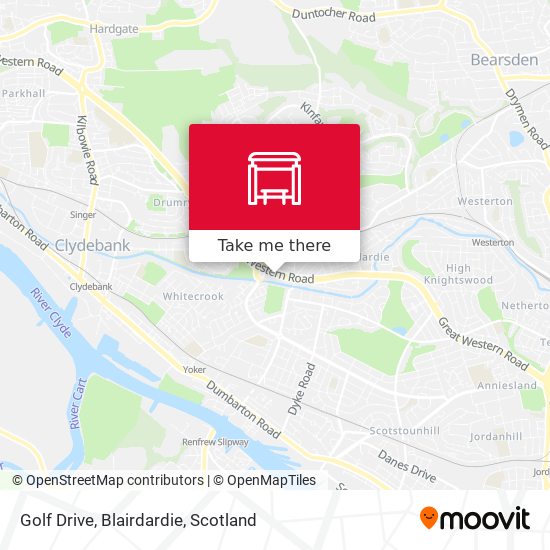 Golf Drive, Blairdardie map