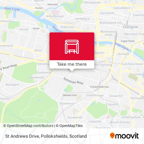 St Andrews Drive, Pollokshields map