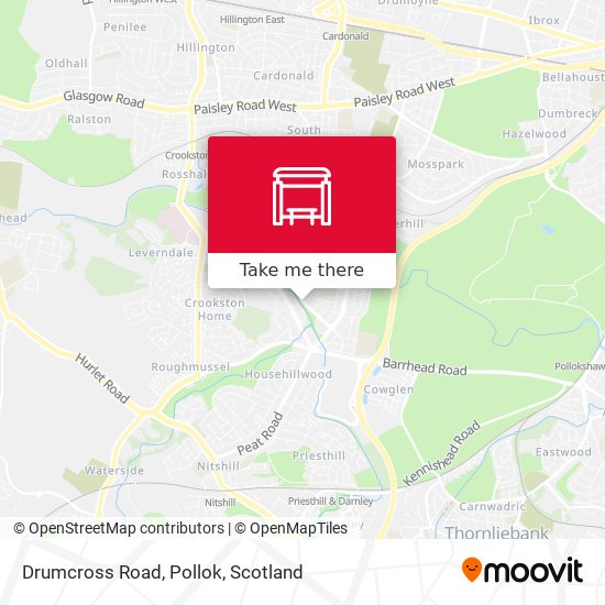 Drumcross Road, Pollok map
