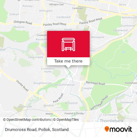Drumcross Road, Pollok map