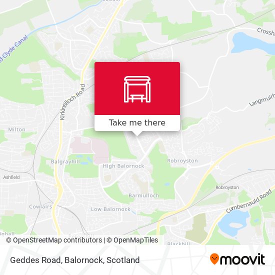 Geddes Road, Balornock map