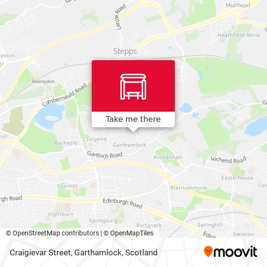 Craigievar Street, Garthamlock map